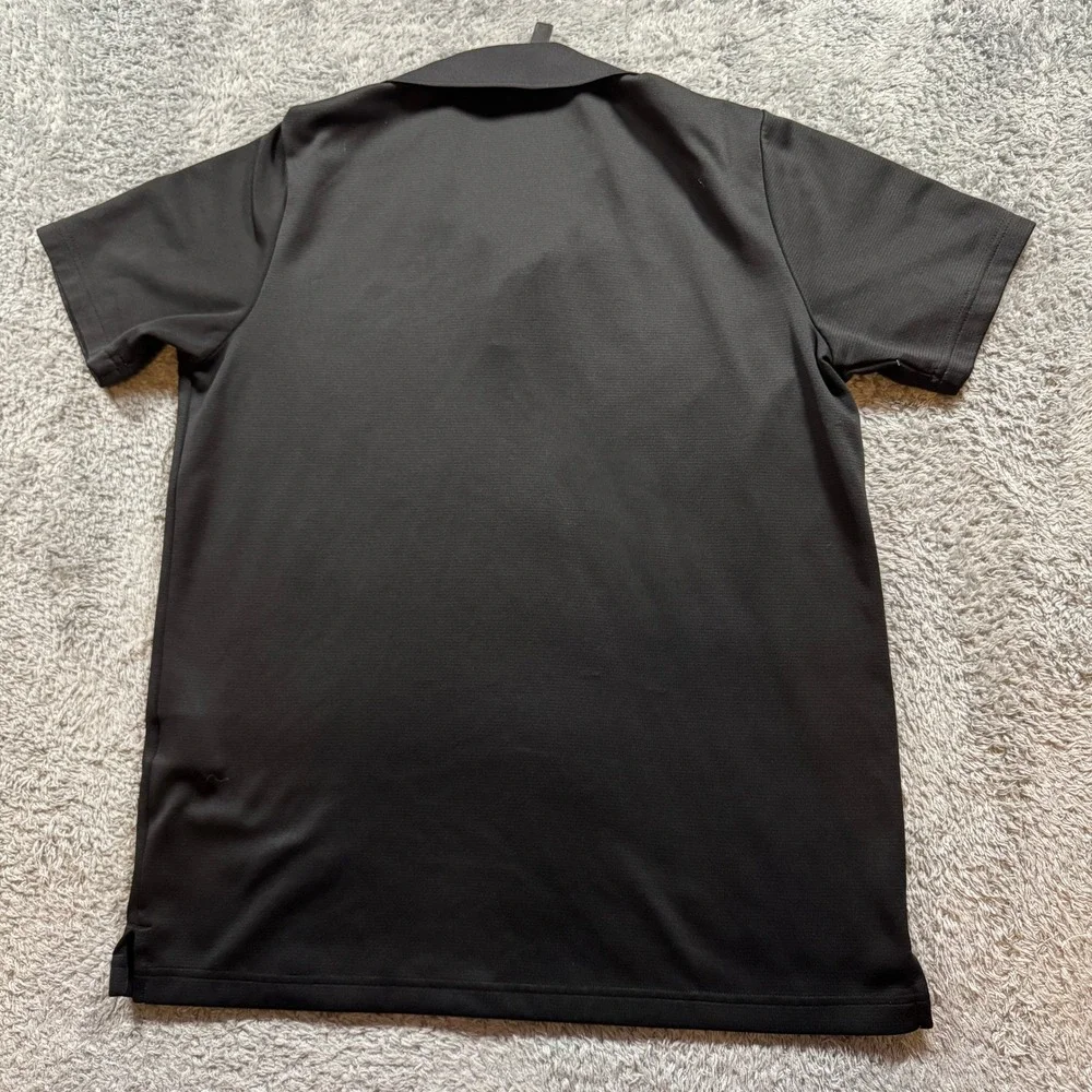 Adidas Mens GL0483 Performance Polo Medium Black Breathable Polyester